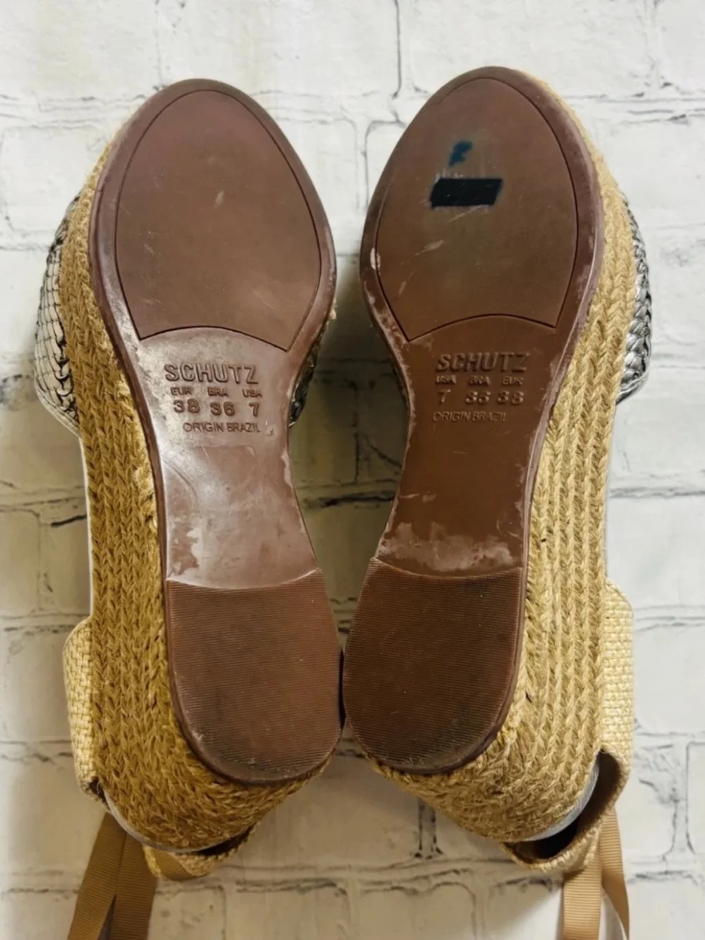 SCHUTZ espadrille wedges